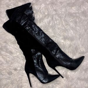 Black Over the Knee Boots